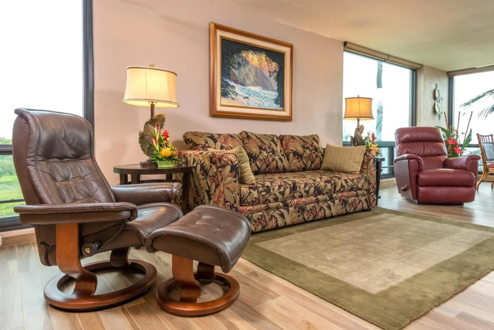 Kbm Resorts: Oceanfront Mahana with Rental Car Kaanapali United States